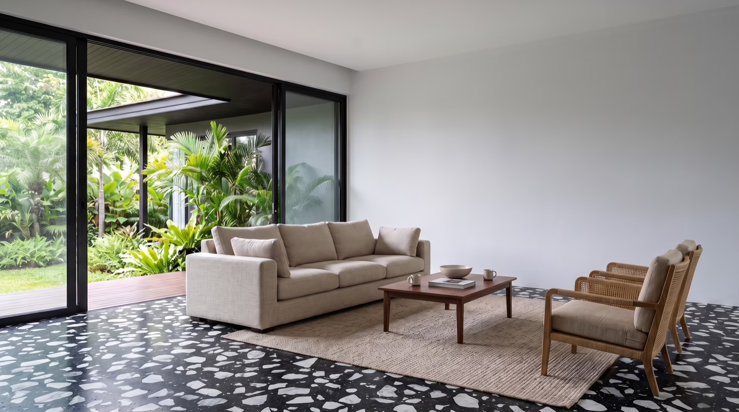 Black Terrazzo