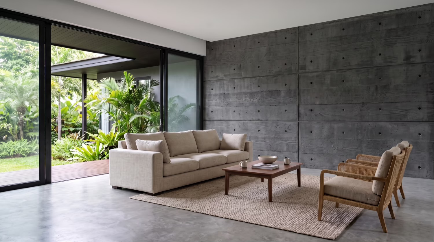 Board-formed Concrete